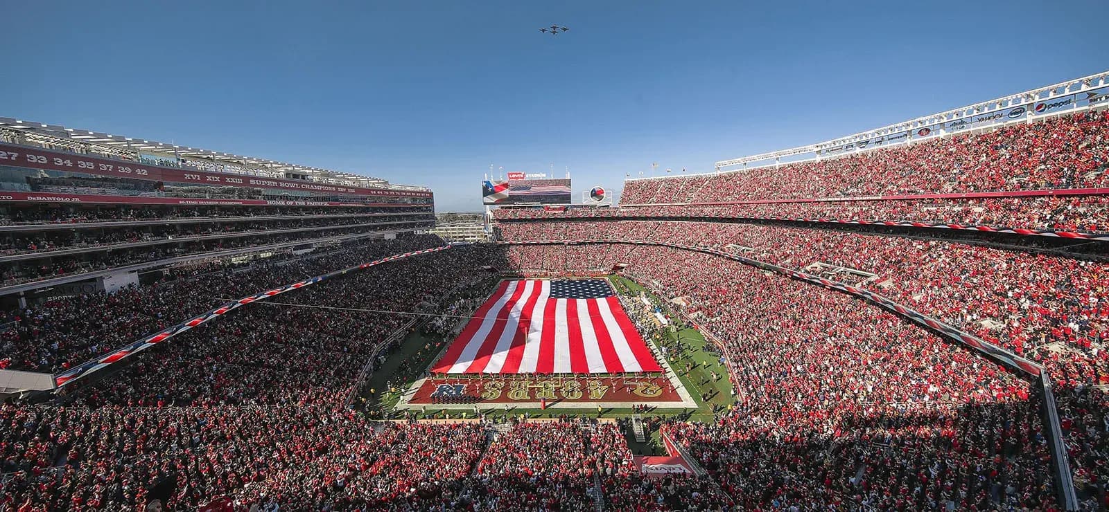 Game Day Excitement: Levi's Stadium In Santa Clara Ca