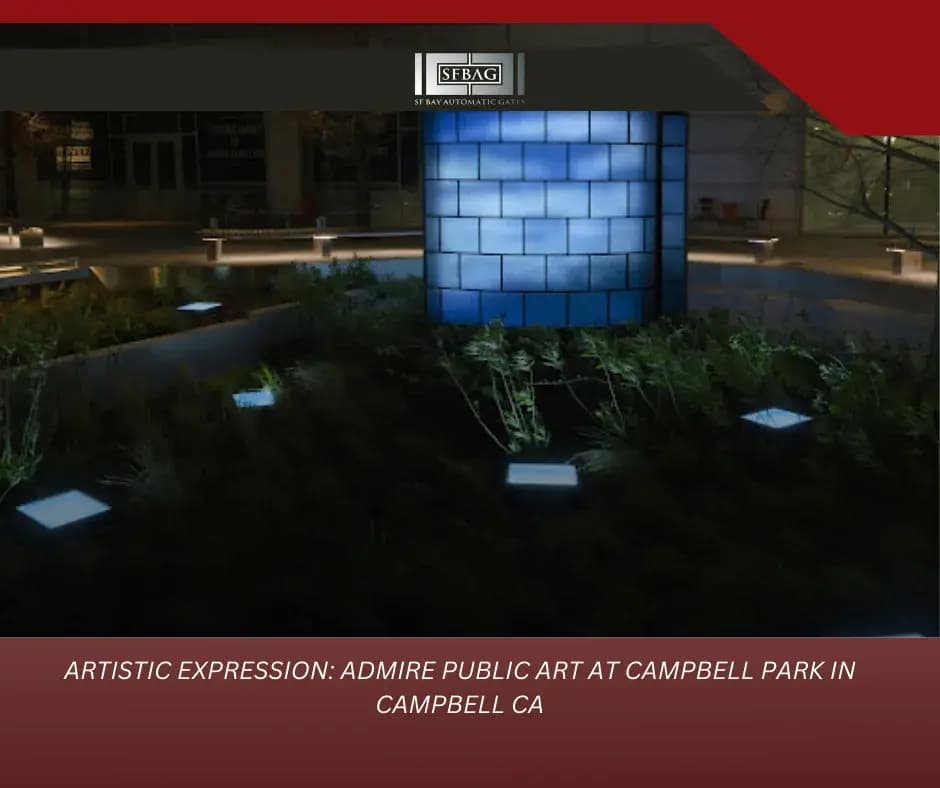 Artistic Expression: Admire Public Art at Campbell Park in Campbell CA