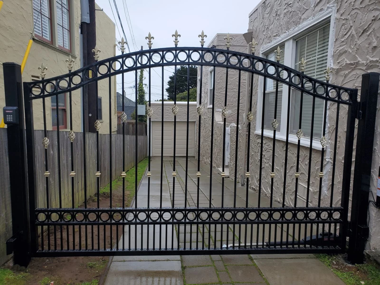 Custom Iron Gate Installation in Cupertino, CA