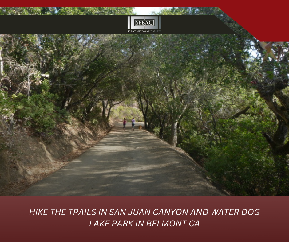Hike the trails in San Juan Canyon and Water Dog Lake Park in Belmont CA