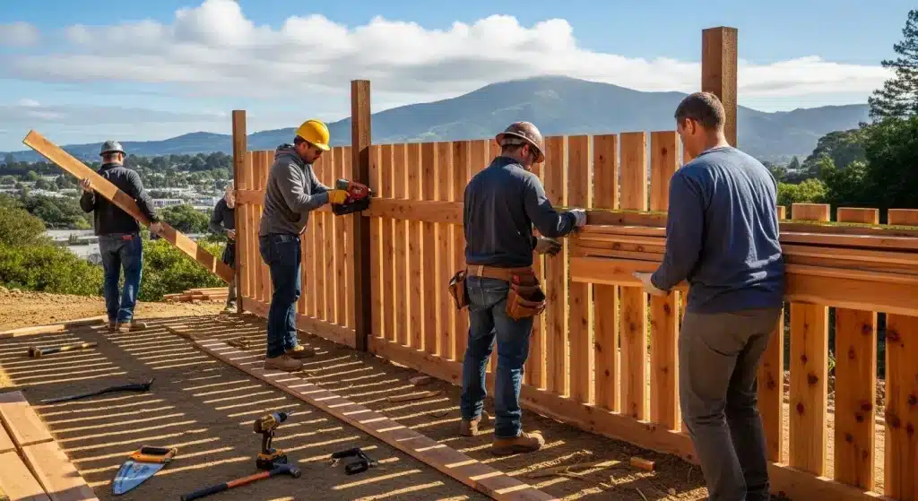 fence building mill valley ca
